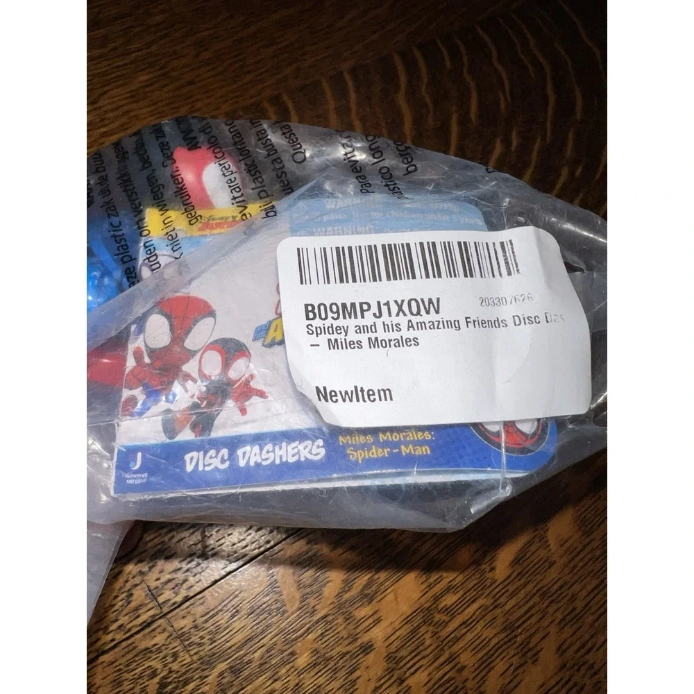 Marvel Spidey and His Amazing Friends Miles Morales Action Figure &  Disc Car